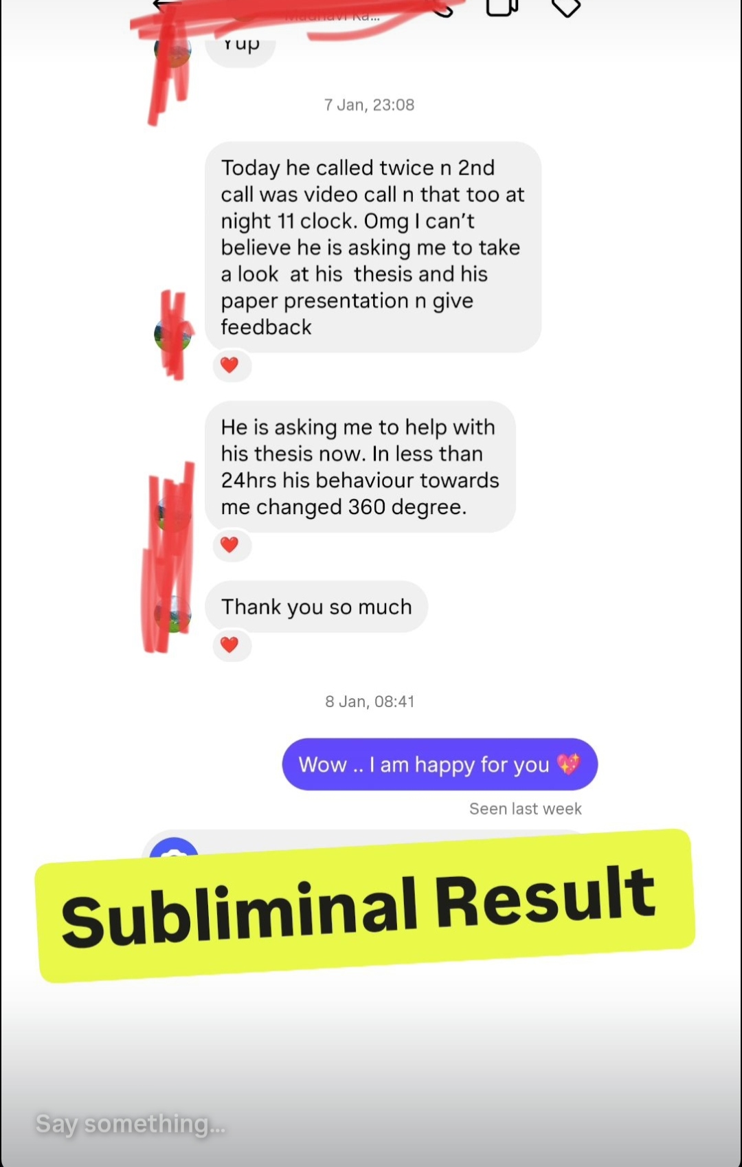 Client result screenshot